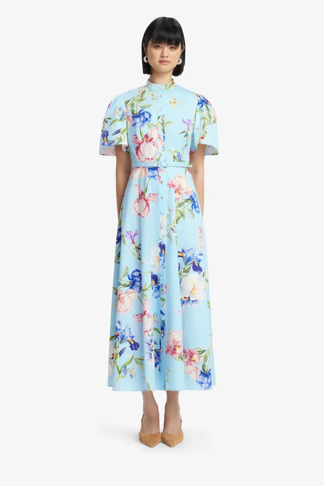 Leo Lin Bianca Midi Dress Size 16 - Image 1