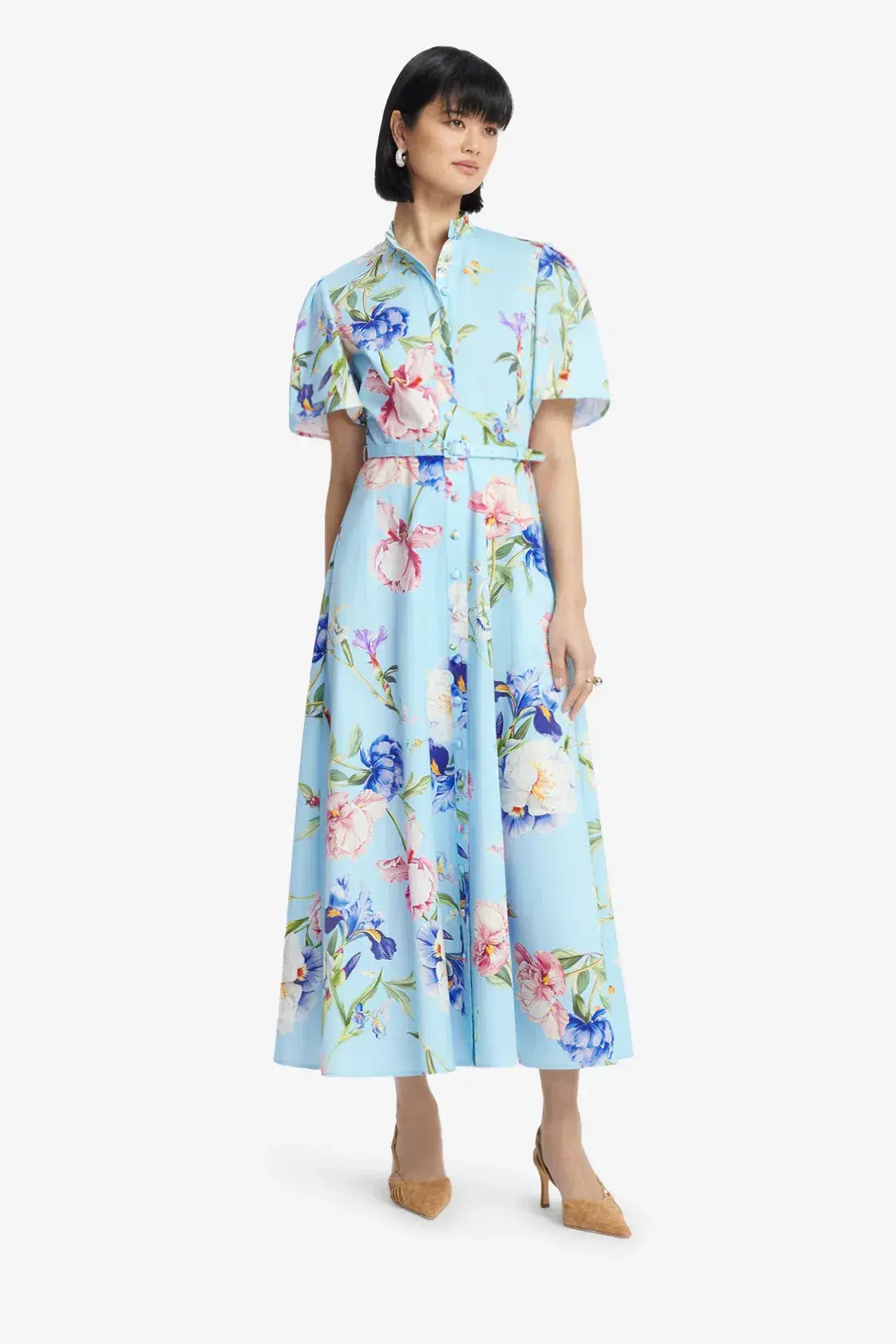 Leo Lin Bianca Midi Dress Size 16 - Image 2