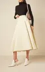 Bottega Veneta Compact-Knit Wool Midi Skirt AU8 - Image 1