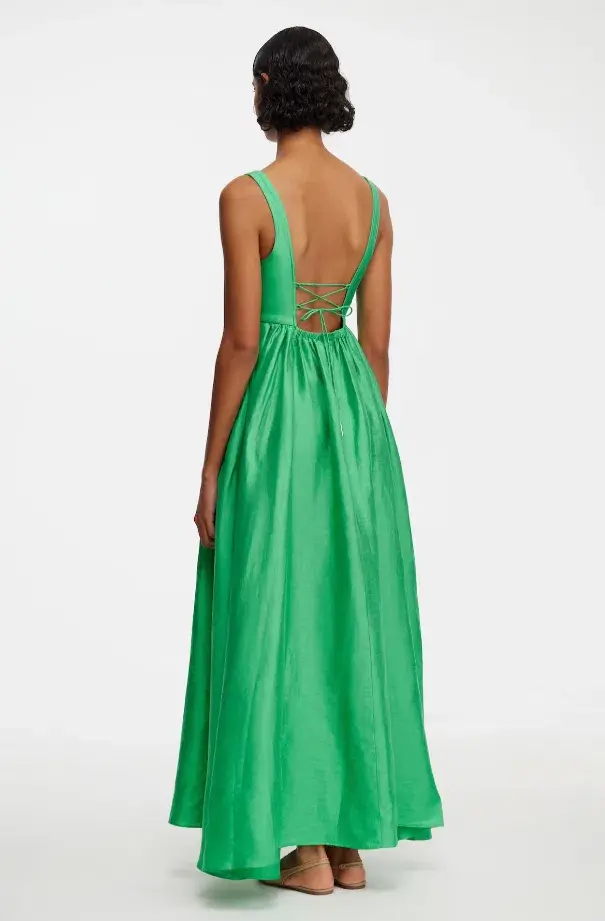 Acler Sandgate Midi Dress Size 8 - Image 3