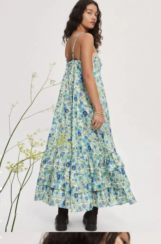 Alemais Pam Tiered Midi Dress Size 8 - Image 3
