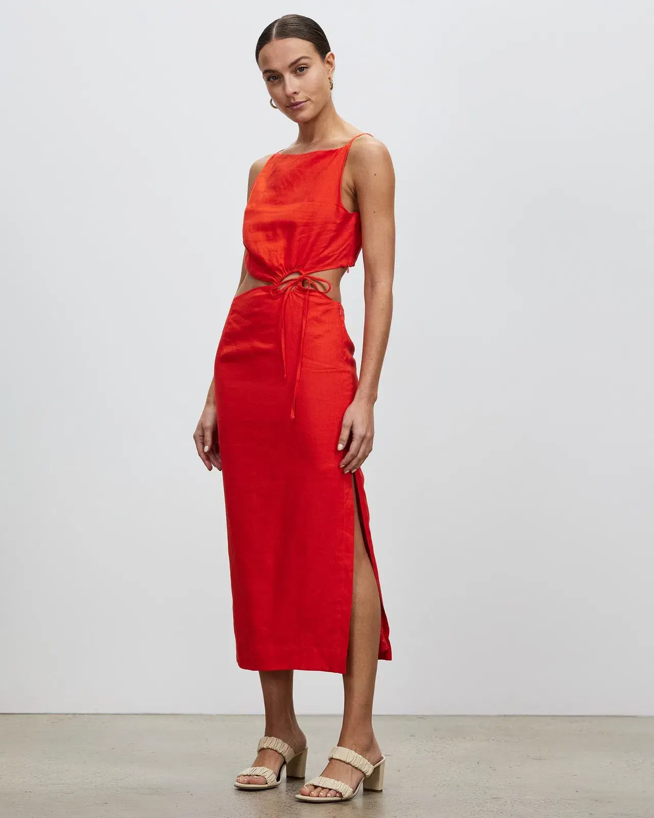 Lover Talia Midi Dress Red Size 12 - Image 1