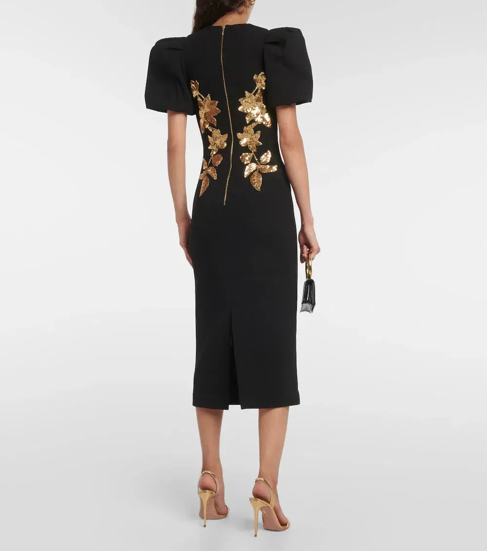Rebecca Vallance Versailles Sequin Embellished Midi Dress Size 6 - Image 2