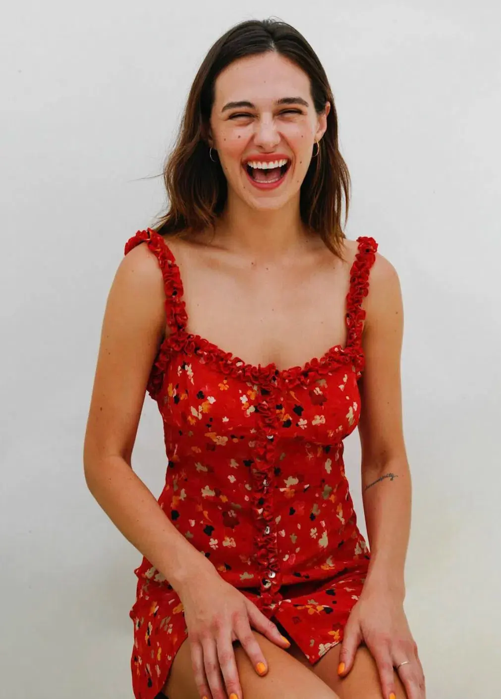 Realisation Par The Julia in Rouge Fleur Size M/AU 10 for rent on The Volte - main image