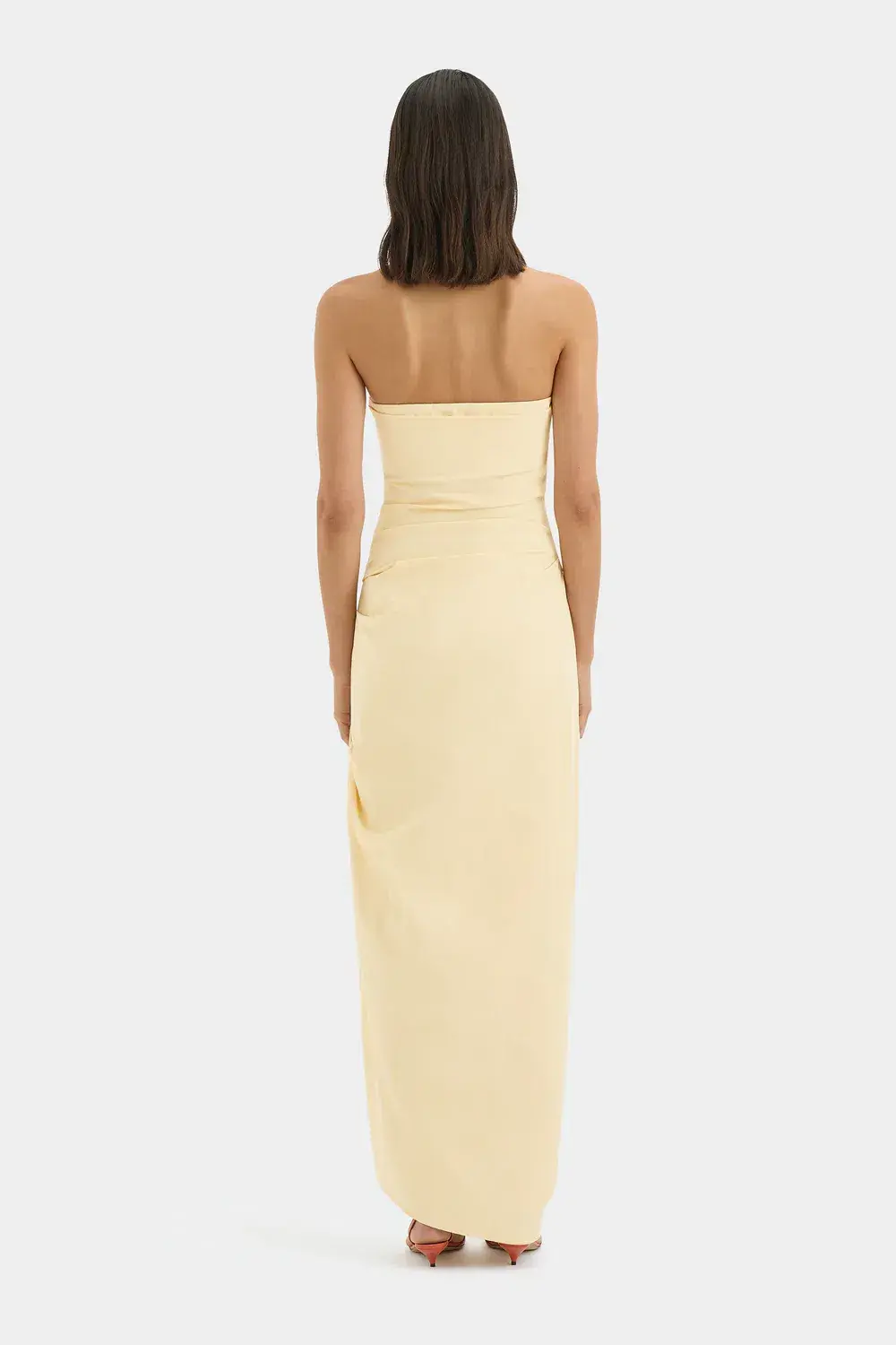 Sir the Label Florent Strapless Gown  Butter Size 1/AU 8 - Image 2