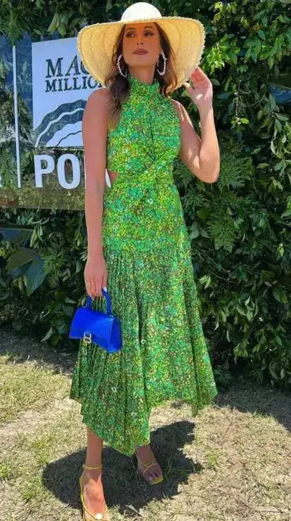 Alemais Phyllis Twist Midi Dress Size 12 - Image 1