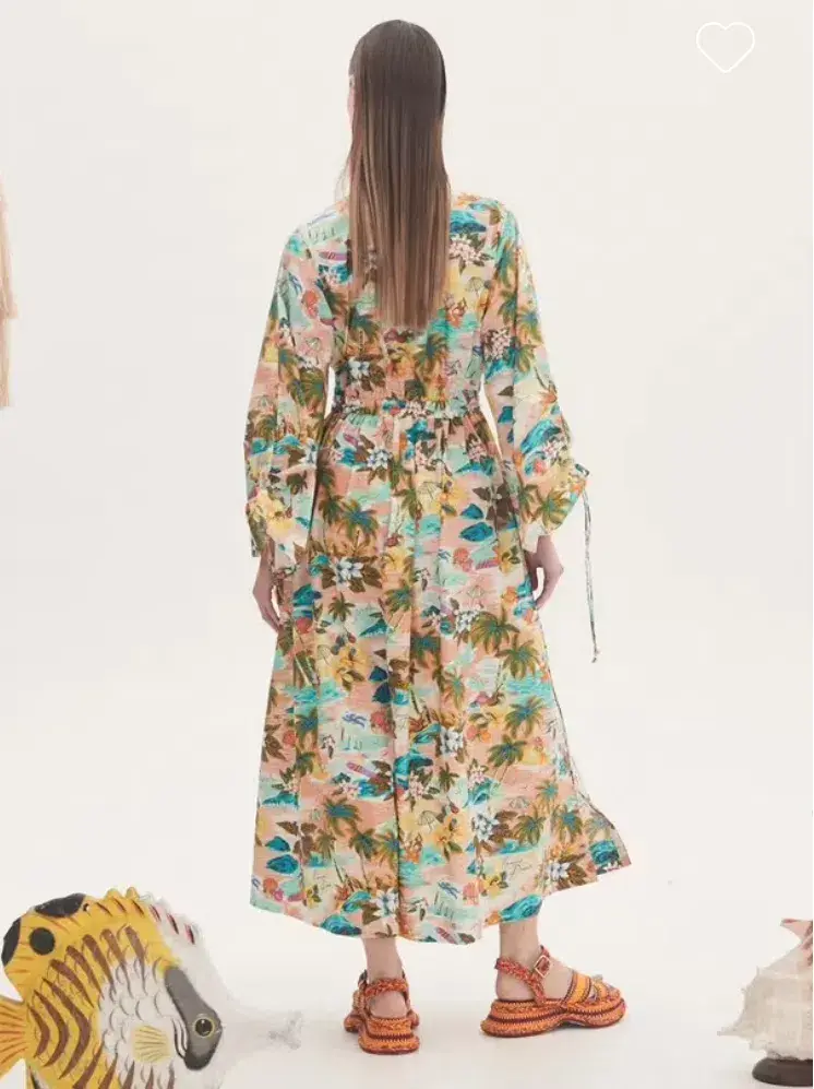 Alemais Mermaid Point Midi Dress Multi-colored Size AU 10 for rent on The Volte - main image