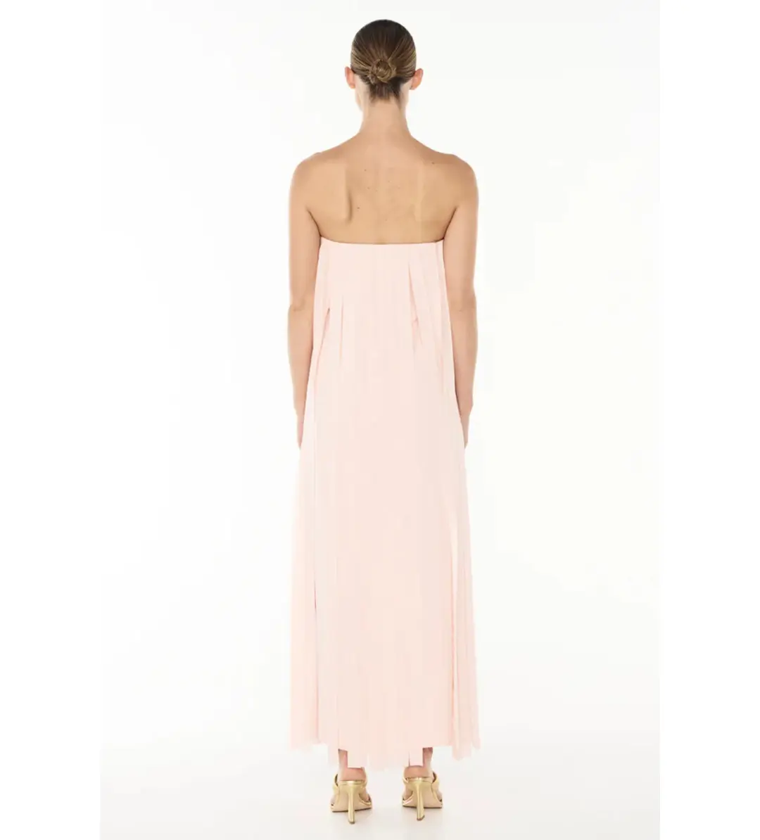Manning Cartell Boundless Strapless Midi Dress Blush Size 10 for rent on The Volte - main image