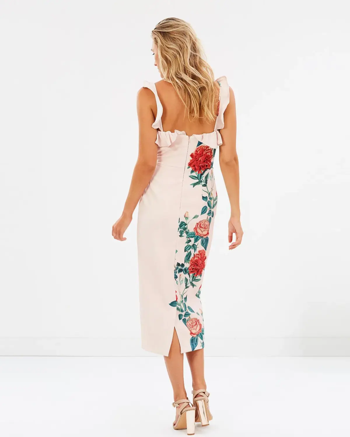 Pasduchas Ramone Midi Dress Floral Size 8 - Image 5