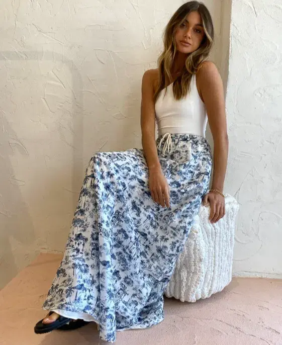 Sir The Label Dimitri Maxi Skirt in Dimitri Print Size 1/AU 10 - Image 3