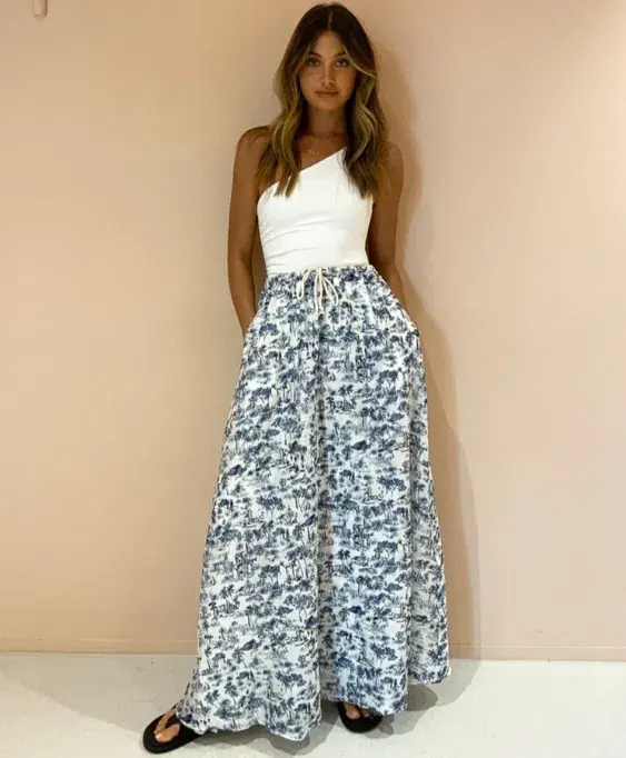 Sir The Label Dimitri Maxi Skirt in Dimitri Print Size 1/AU 10 - Image 5