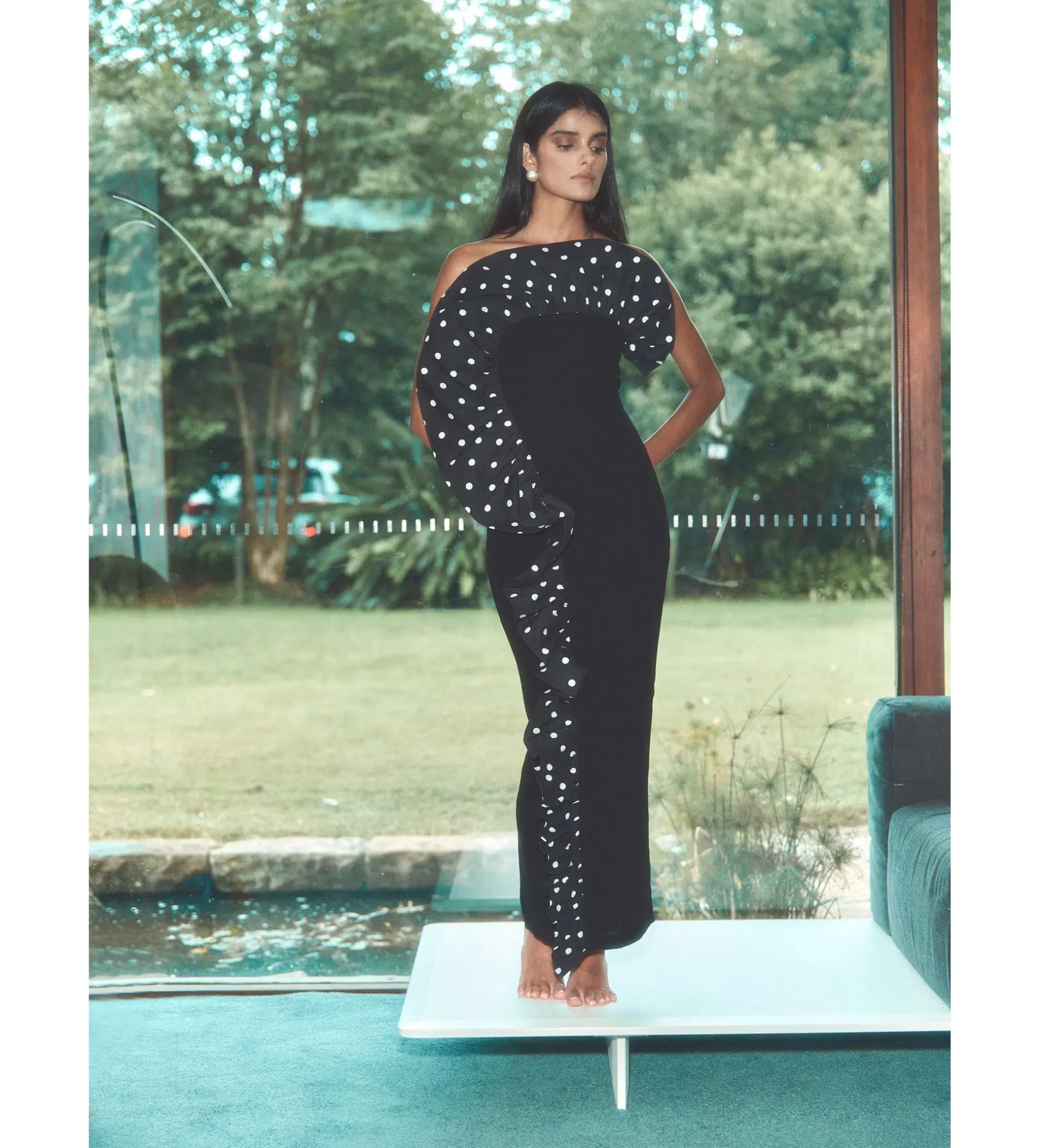 Sonya Moda Palermo Midi Dress Black Size M/AU 10 - Image 2