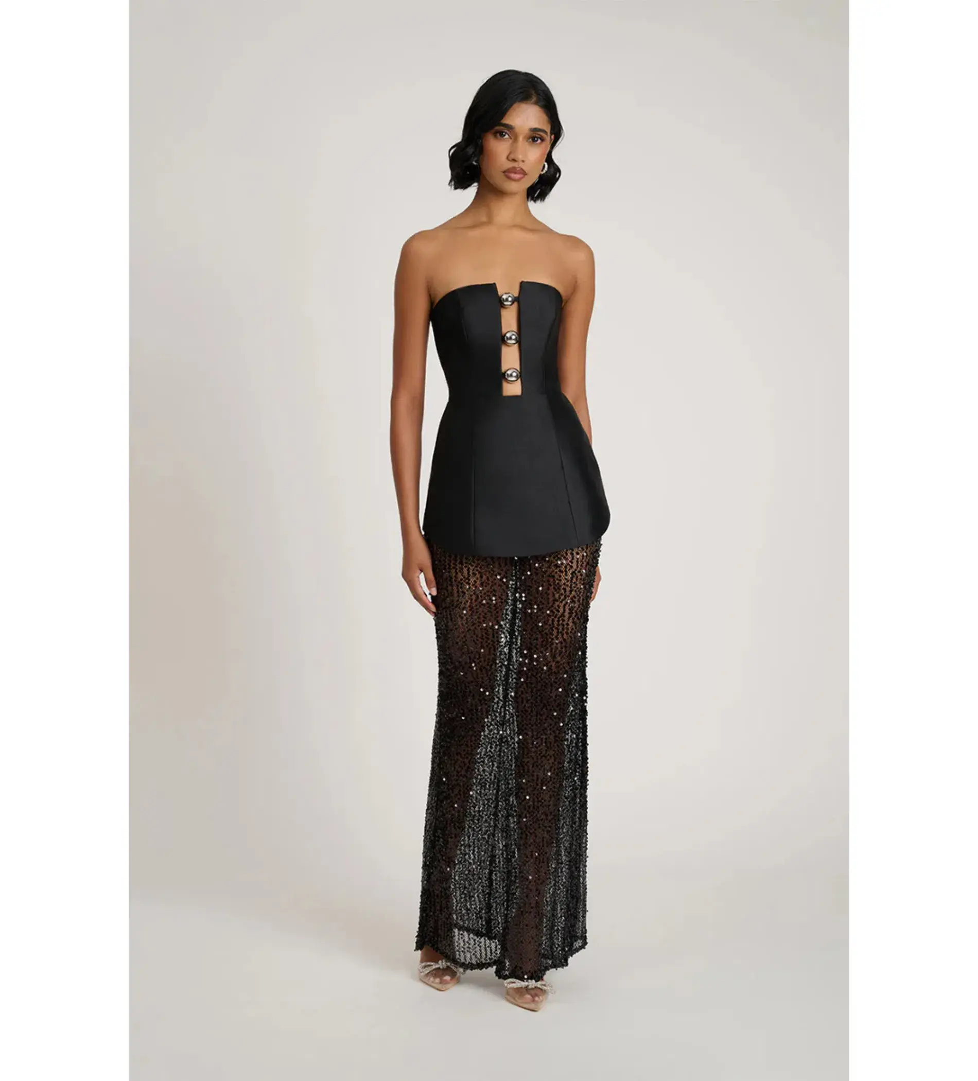 Eliya The Label Nerissa Maxi Dress  Black Size XS / AU 6 - Image 1