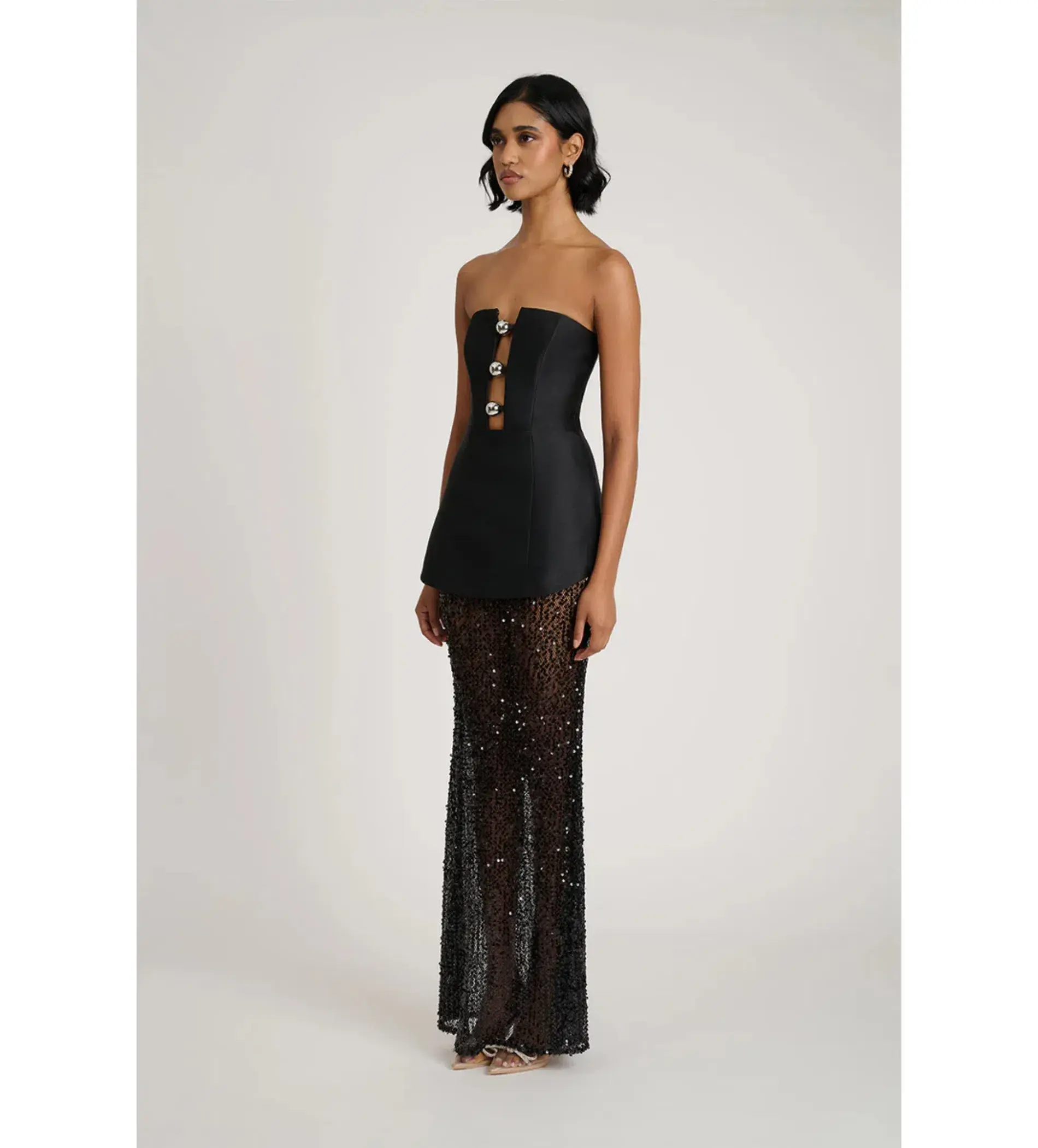 Eliya The Label Nerissa Maxi Dress  Black Size XS / AU 6 - Image 3