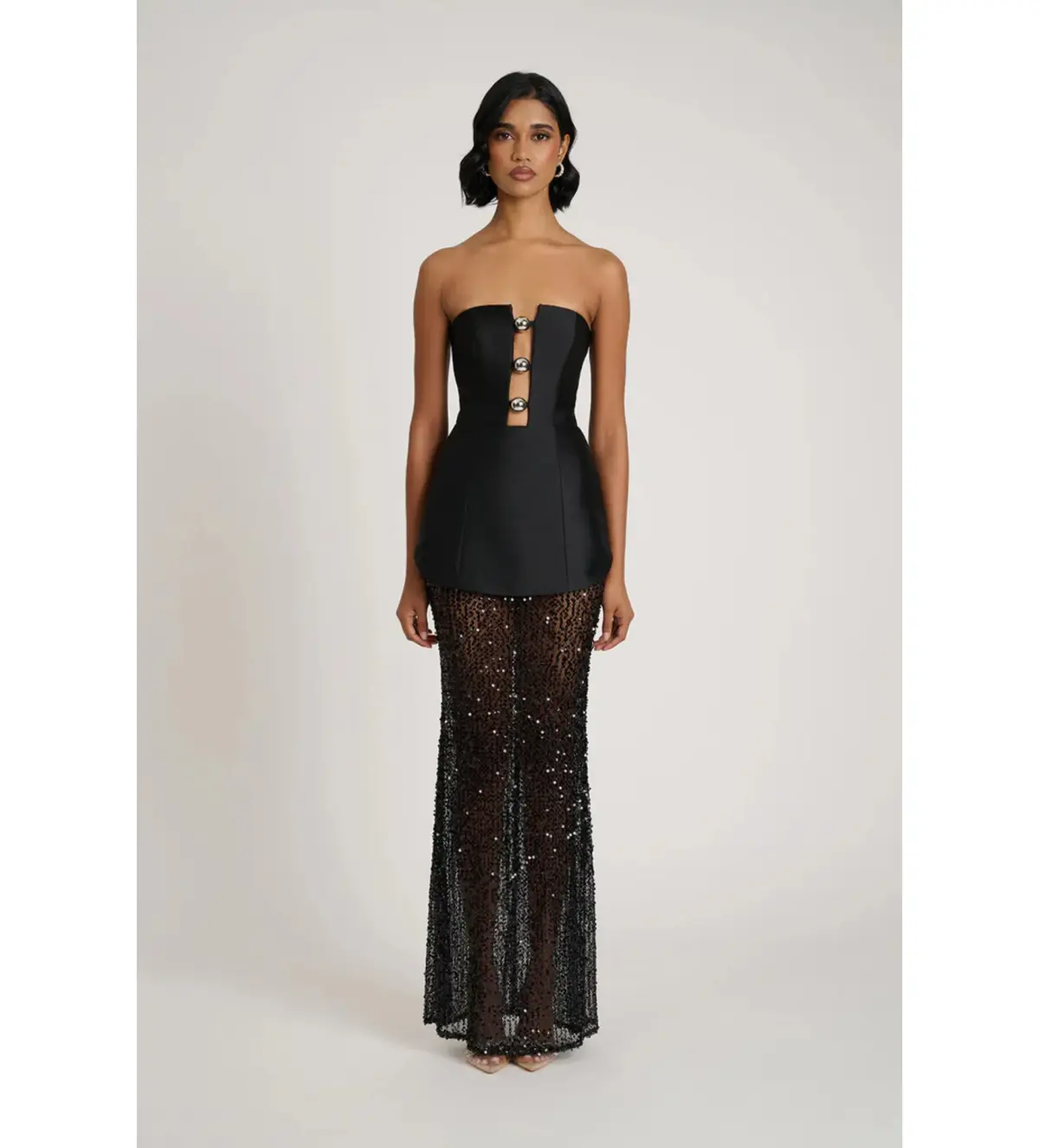 Eliya The Label Nerissa Dress in Black Size M/AU10 - Image 2