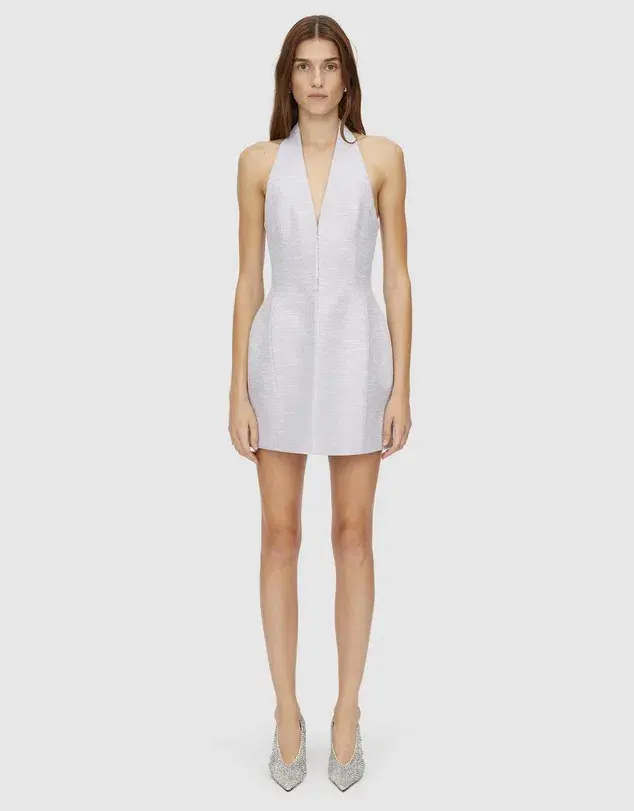 Camilla and Marc Altair Mini Halter Dress Lilac Size 12 for rent on The Volte - main image