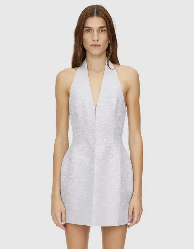 Camilla and Marc Altair Mini Halter Dress Lilac Size 12 for rent on The Volte - main image