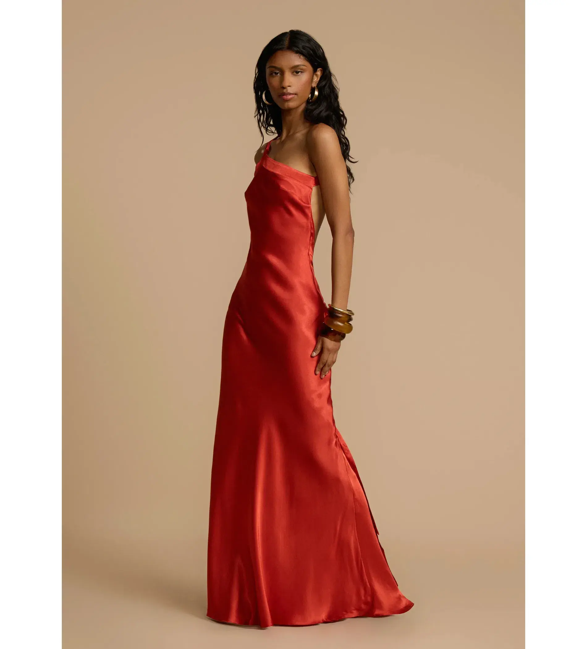 Arcina Ori Monique Maxi Gown Rust Size XS/ AU 6 - Image 3
