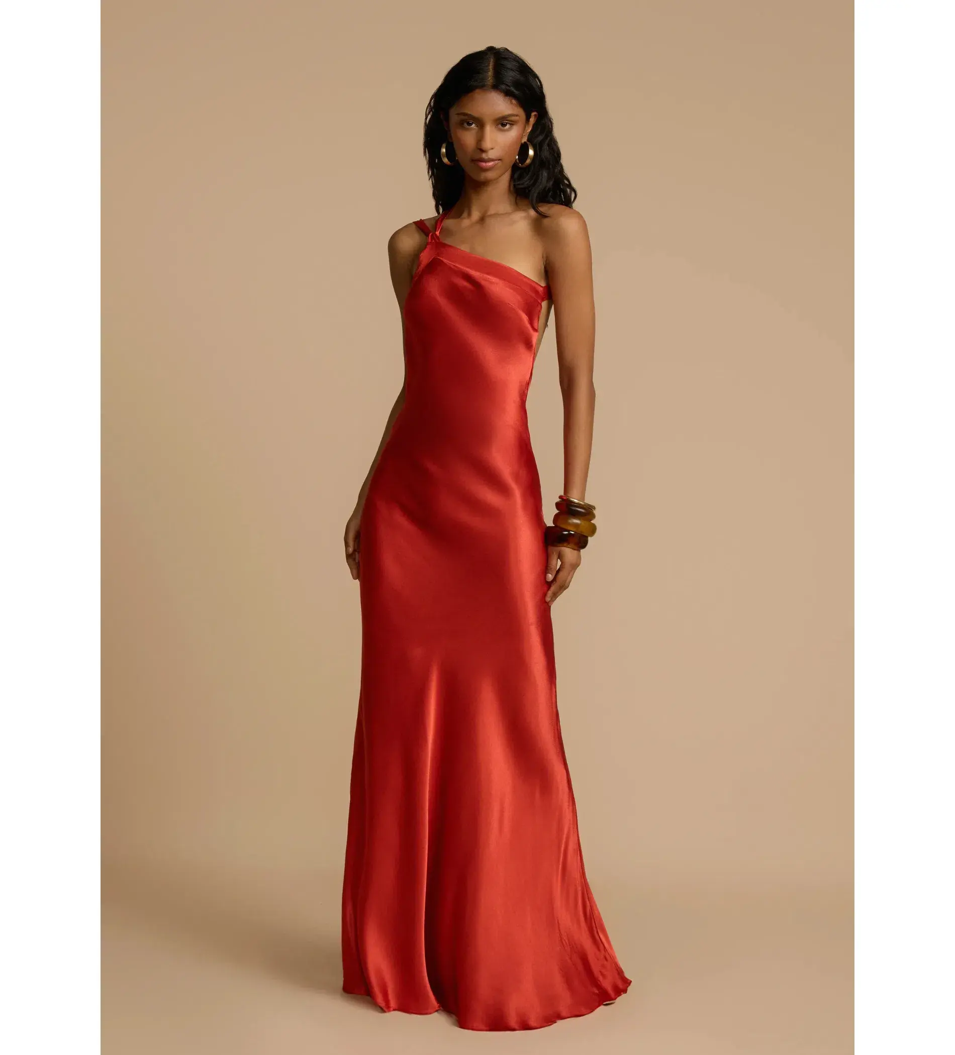 Arcina Ori Monique Maxi Gown Rust Size XS/ AU 6 - Image 2