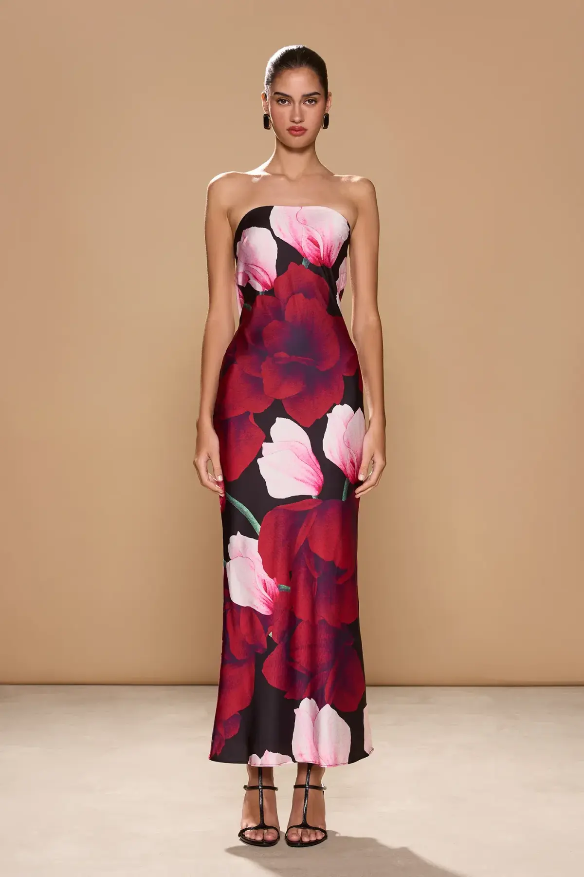 Sonya Moda Alma Midi Dress Floral Size 12 - Image 1