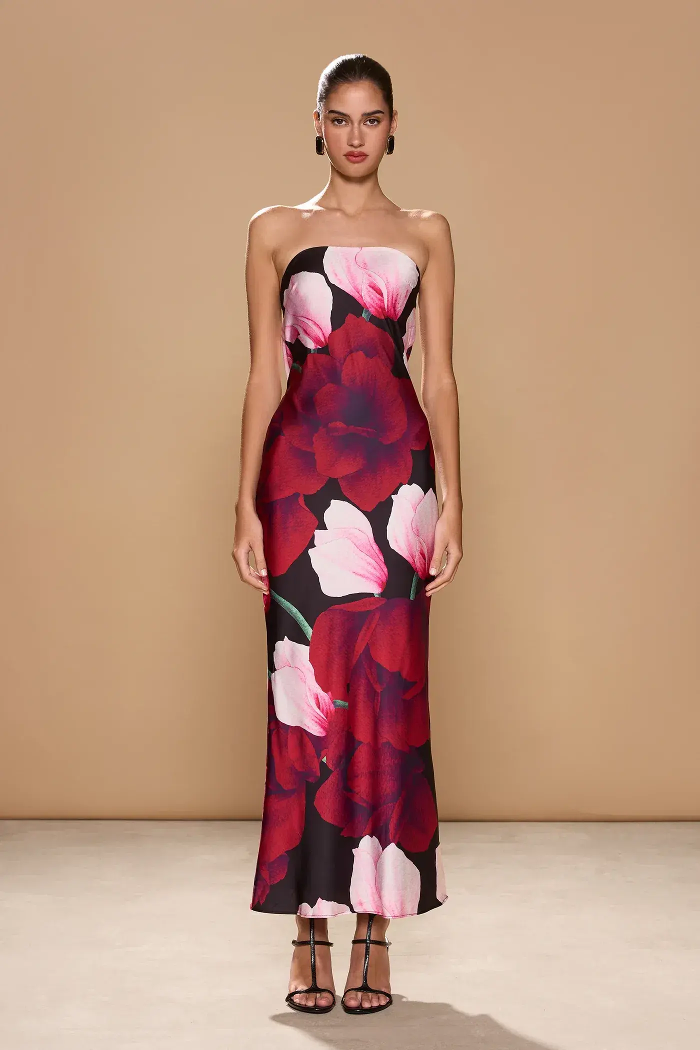 Sonya Moda Alma Midi Dress Floral Size 12 - Image 1