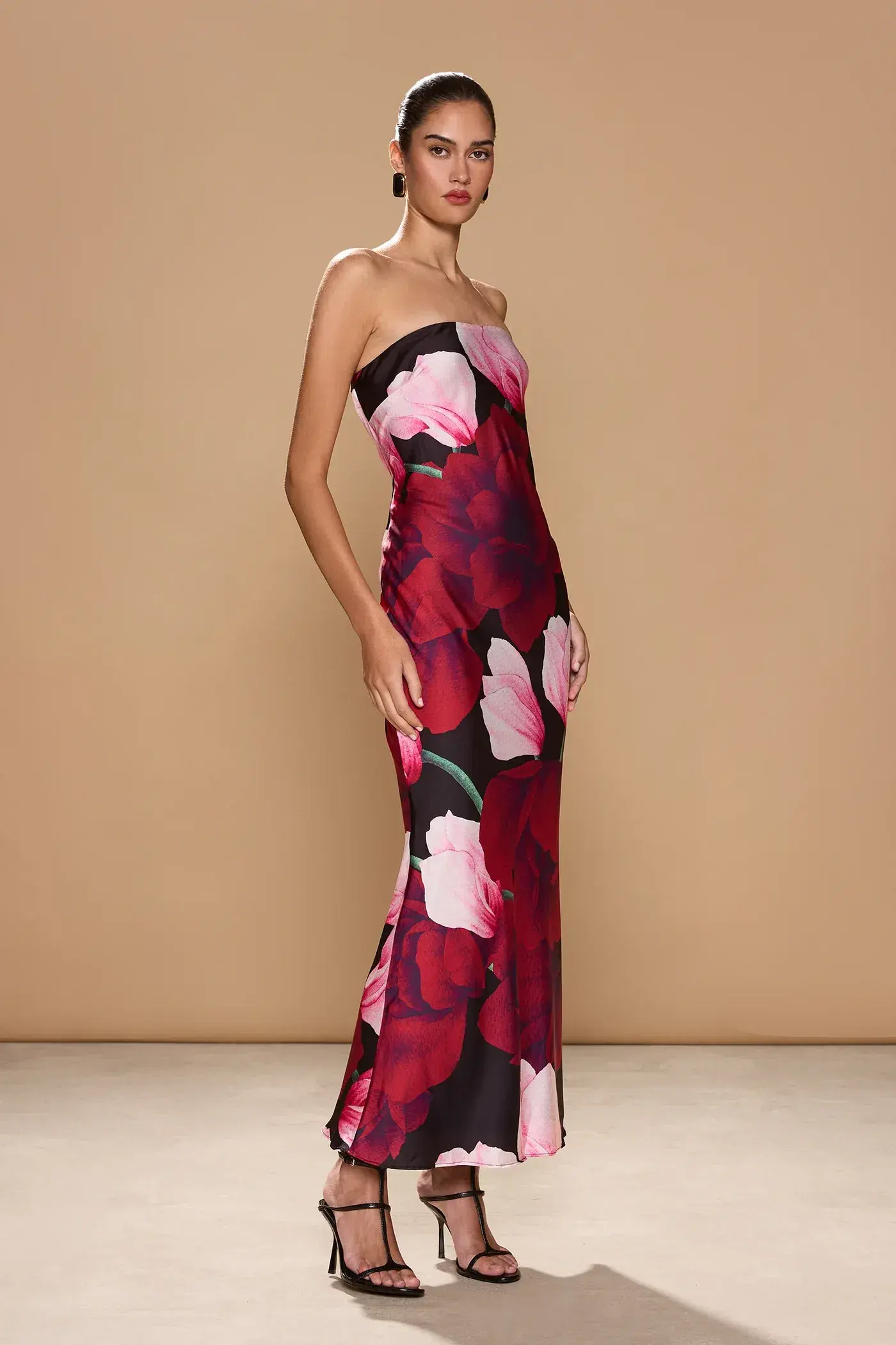 Sonya Moda Alma Midi Dress Floral Size 12 - Image 2