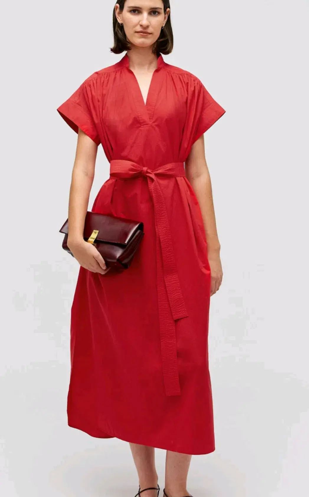 The Oroton Rae Gathered Dress Size 8 - Image 1