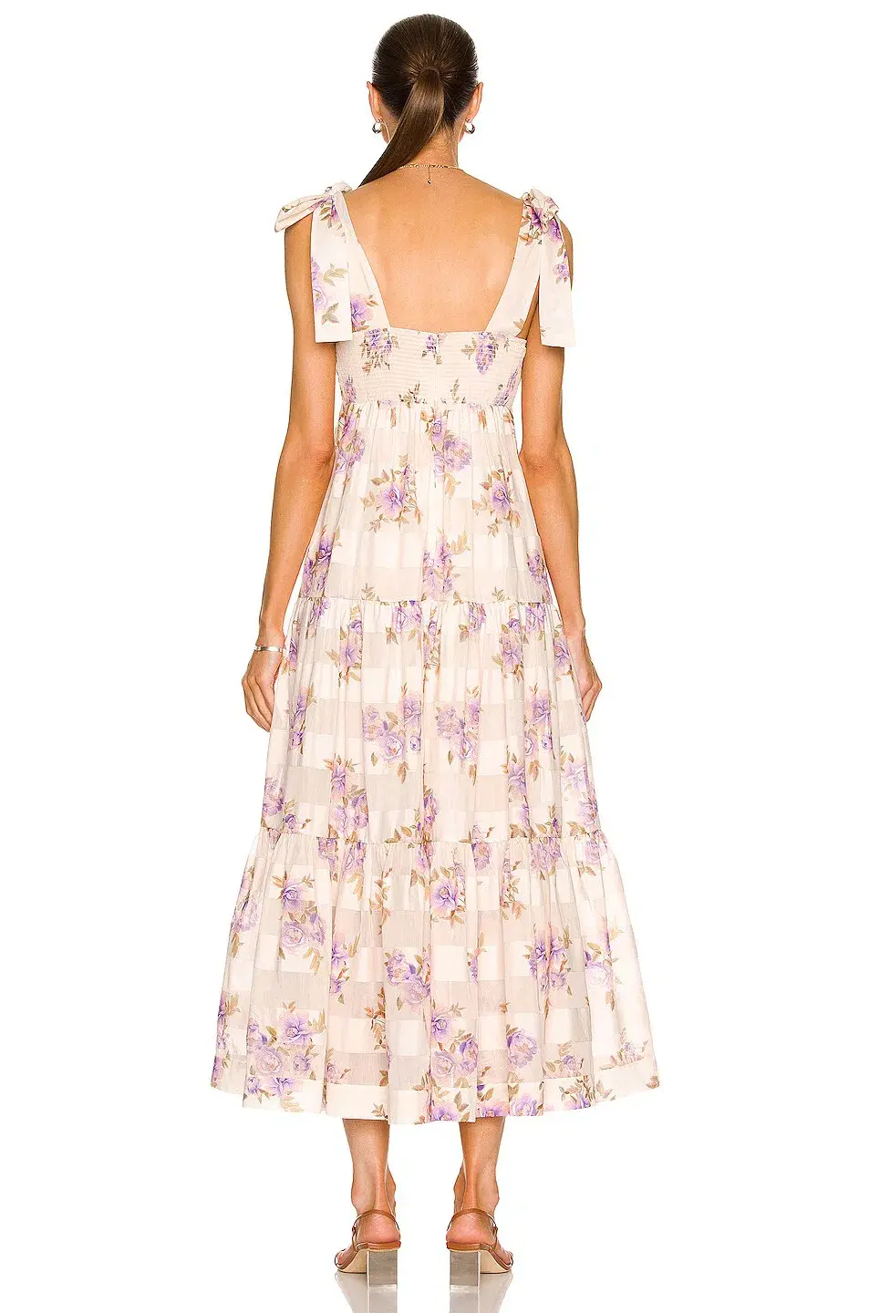 Zimmermann Rosa Striped Picnic Dress Size 1/AU 10 - Image 3