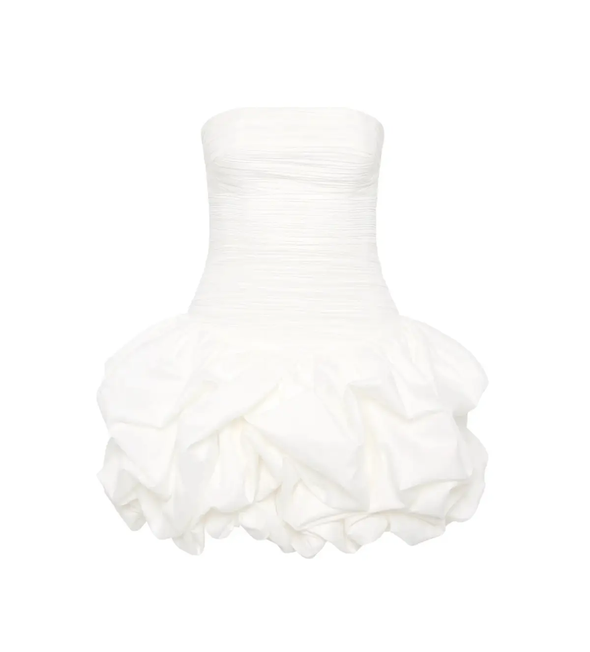 Aje Violette Bubble Hem Mini Dress Ivory Size 10 - Image 7