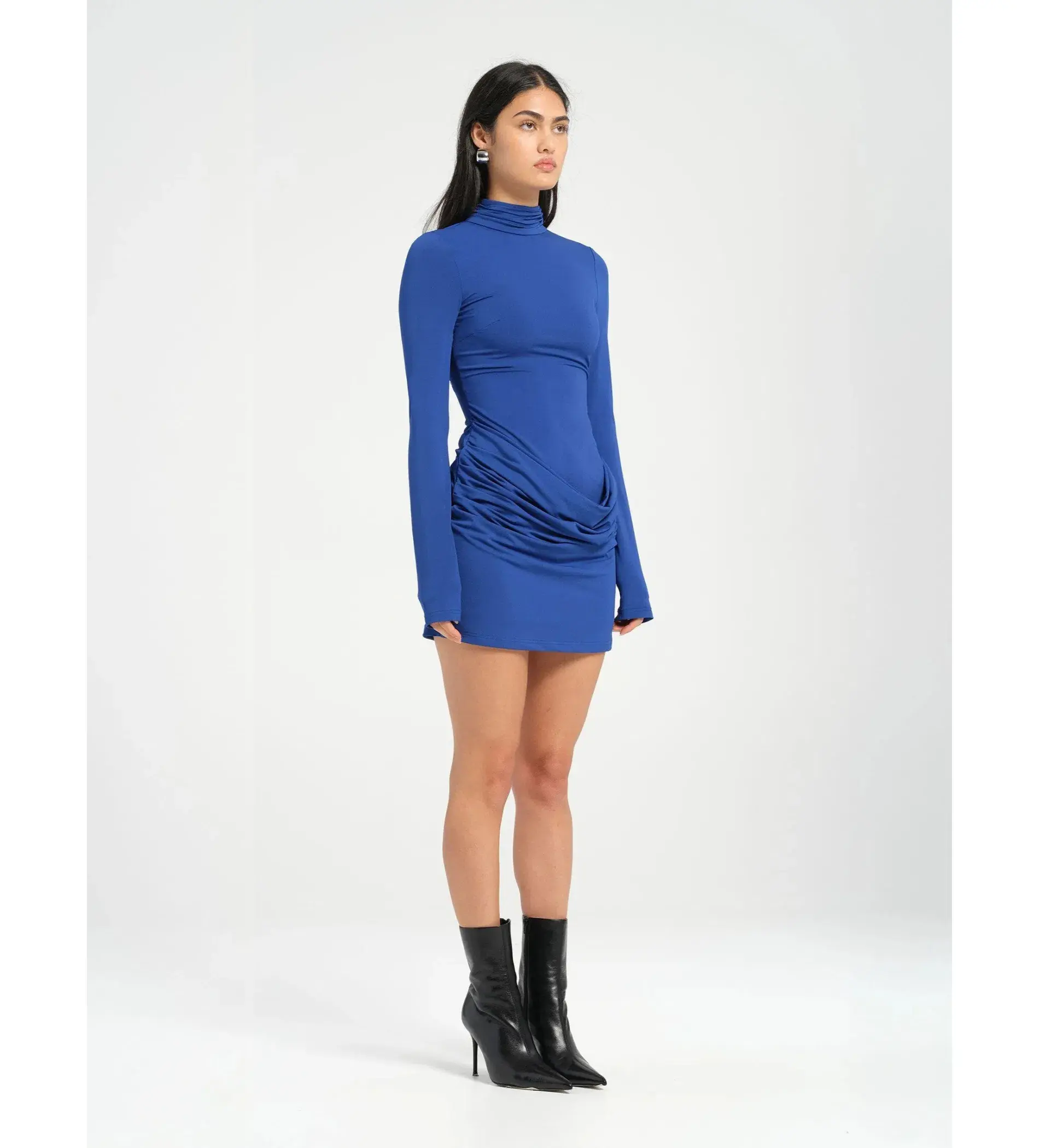 BENNI Veda Mini Dress Cobalt Blue Size AU 12 - Image 2