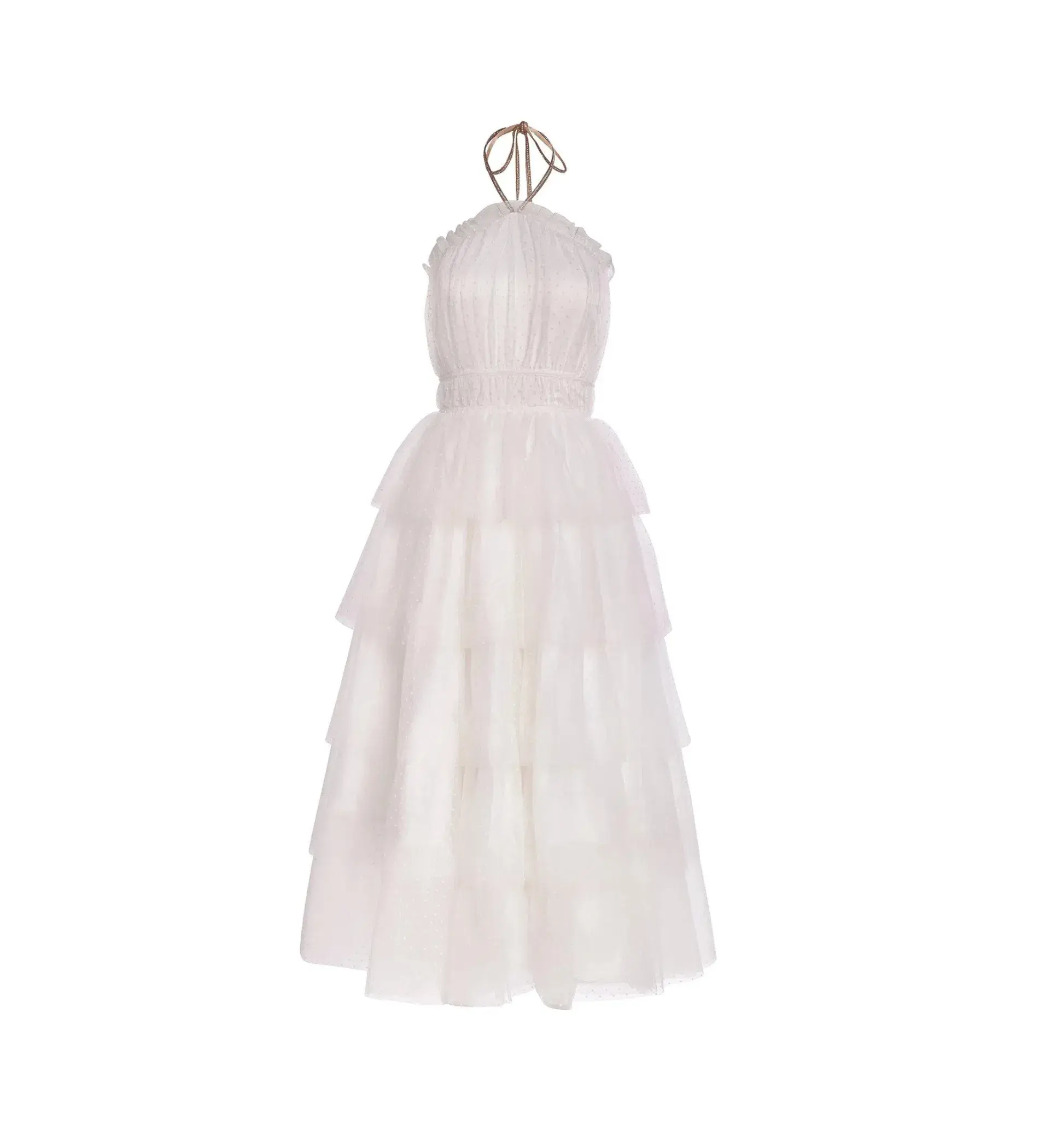 Alamour Barbara Midi Dress White Size L AU 12 - Image 8