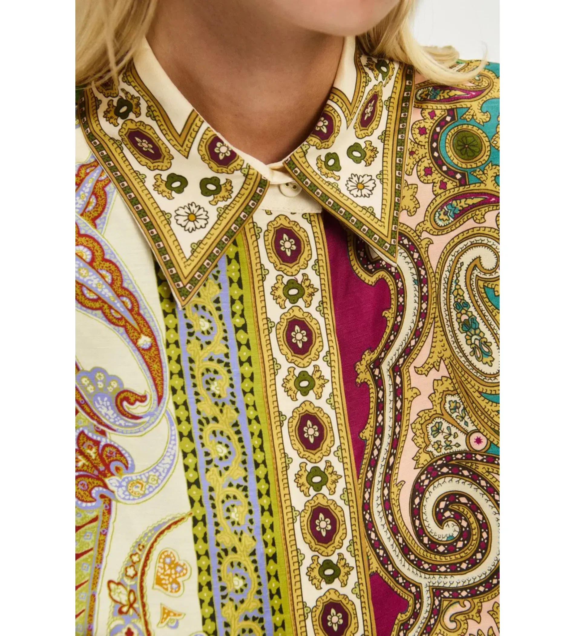 Alemais Clemenza Spliced Mini Dress Multi Print Size AU 12 - Image 5