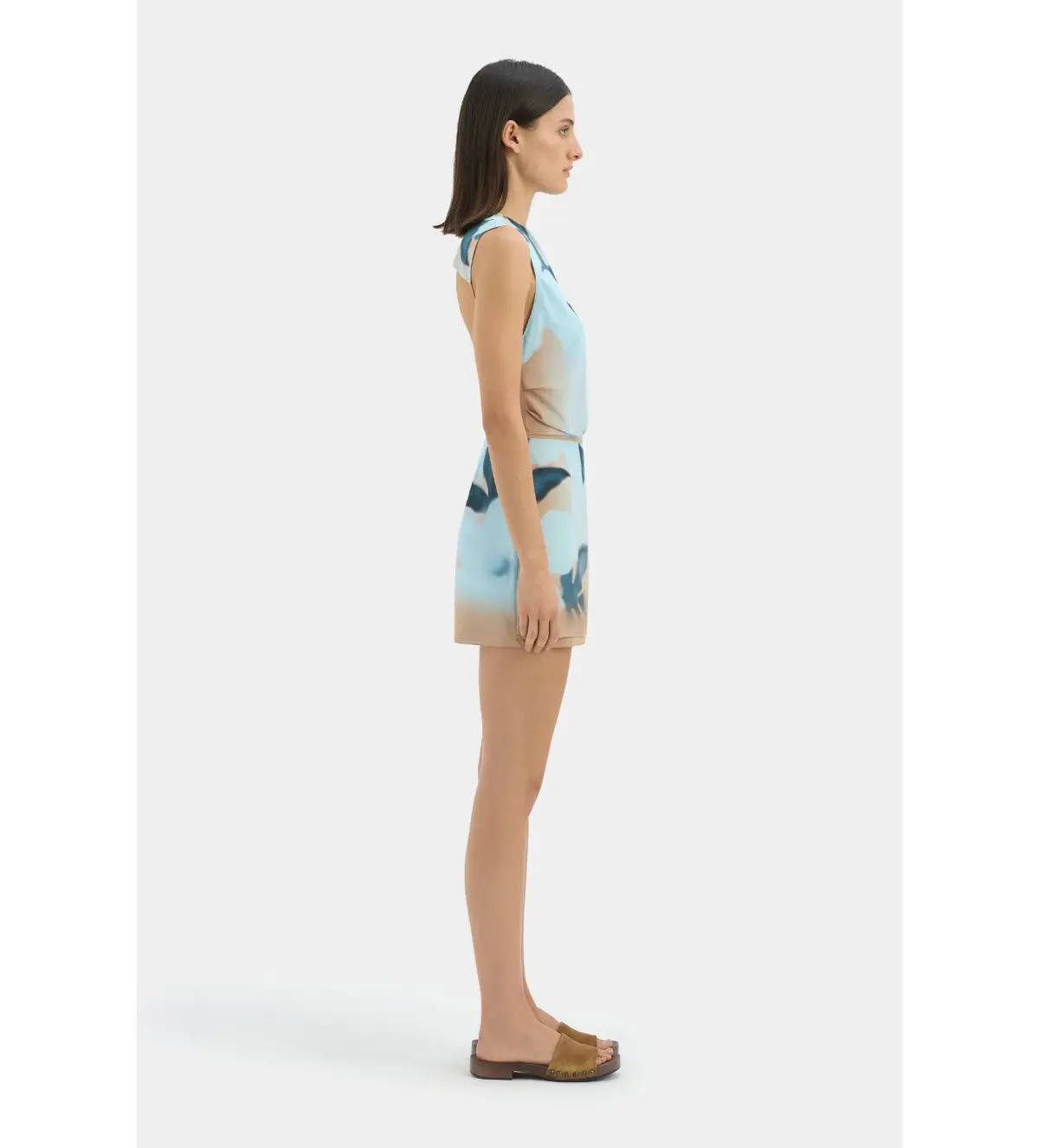 Sir the Label Serene Mini Dress Sequoia Blue Floral Size 0 AU 6 - Image 2
