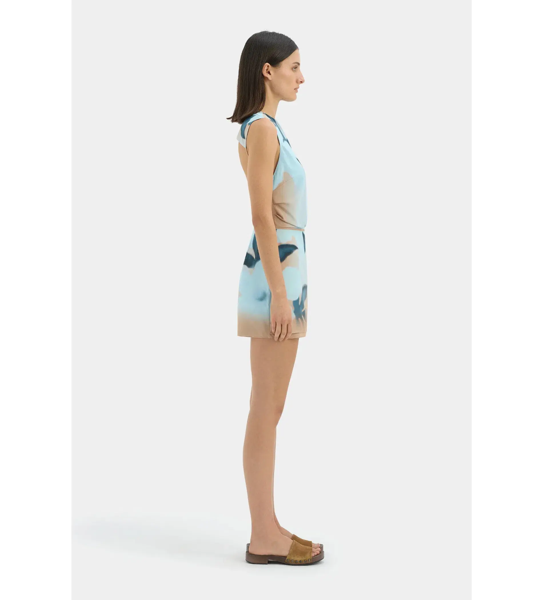 Sir the Label Serene Mini Dress Sequoia Blue Floral Size 0 AU 6 - Image 2