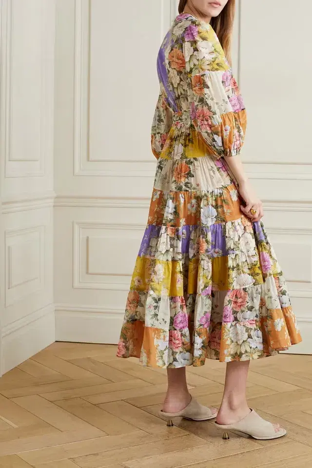 Zimmermann Pattie Wrap Midi Dress Size 3 / AU 14 - Image 2
