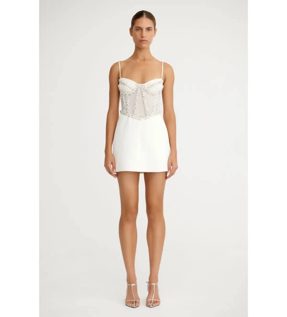 Significant Other Kimberley Micro Mini Dress White 8 - Image 1