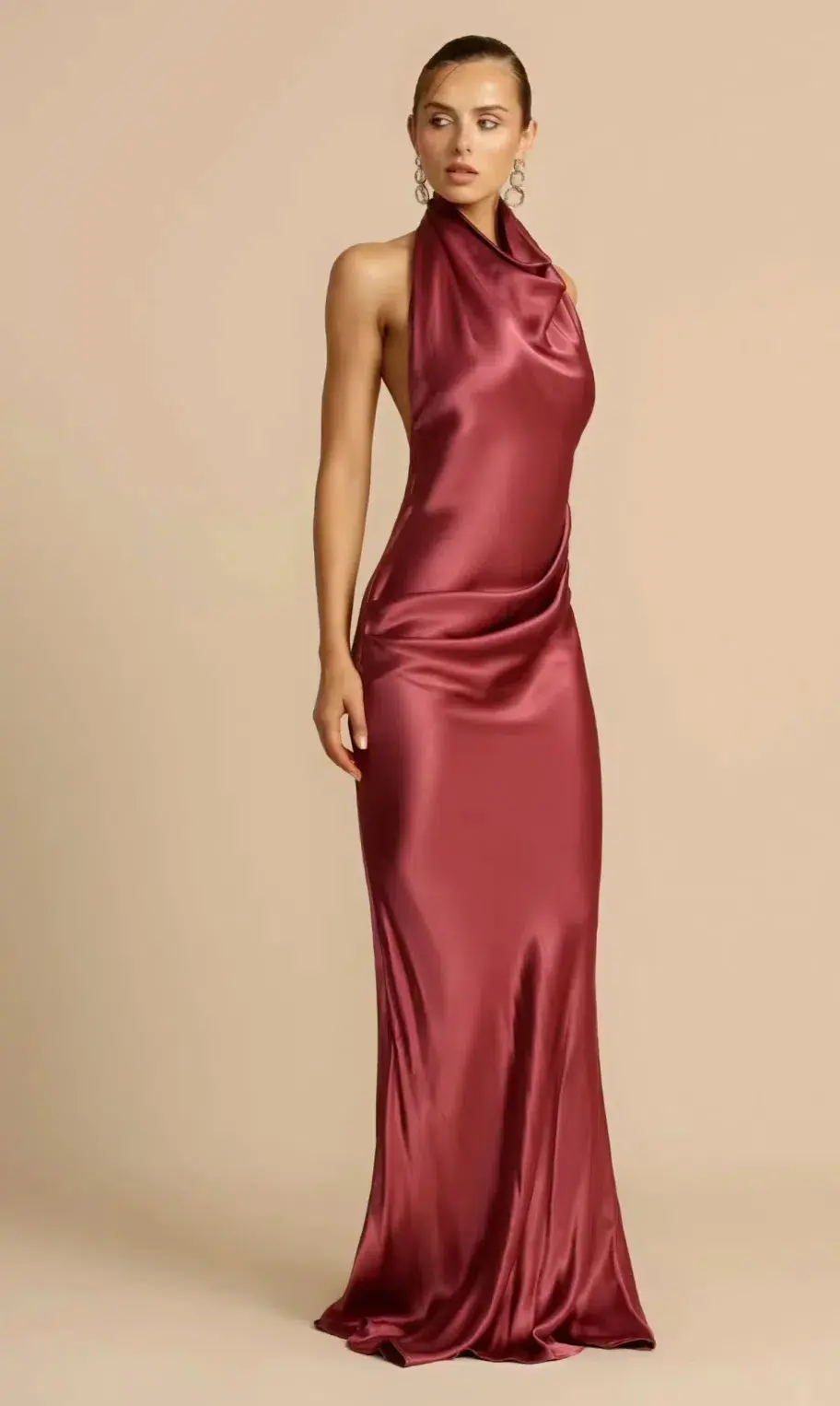 Arcina Ori Gaia Dress Plum Size M/10 - Image 2