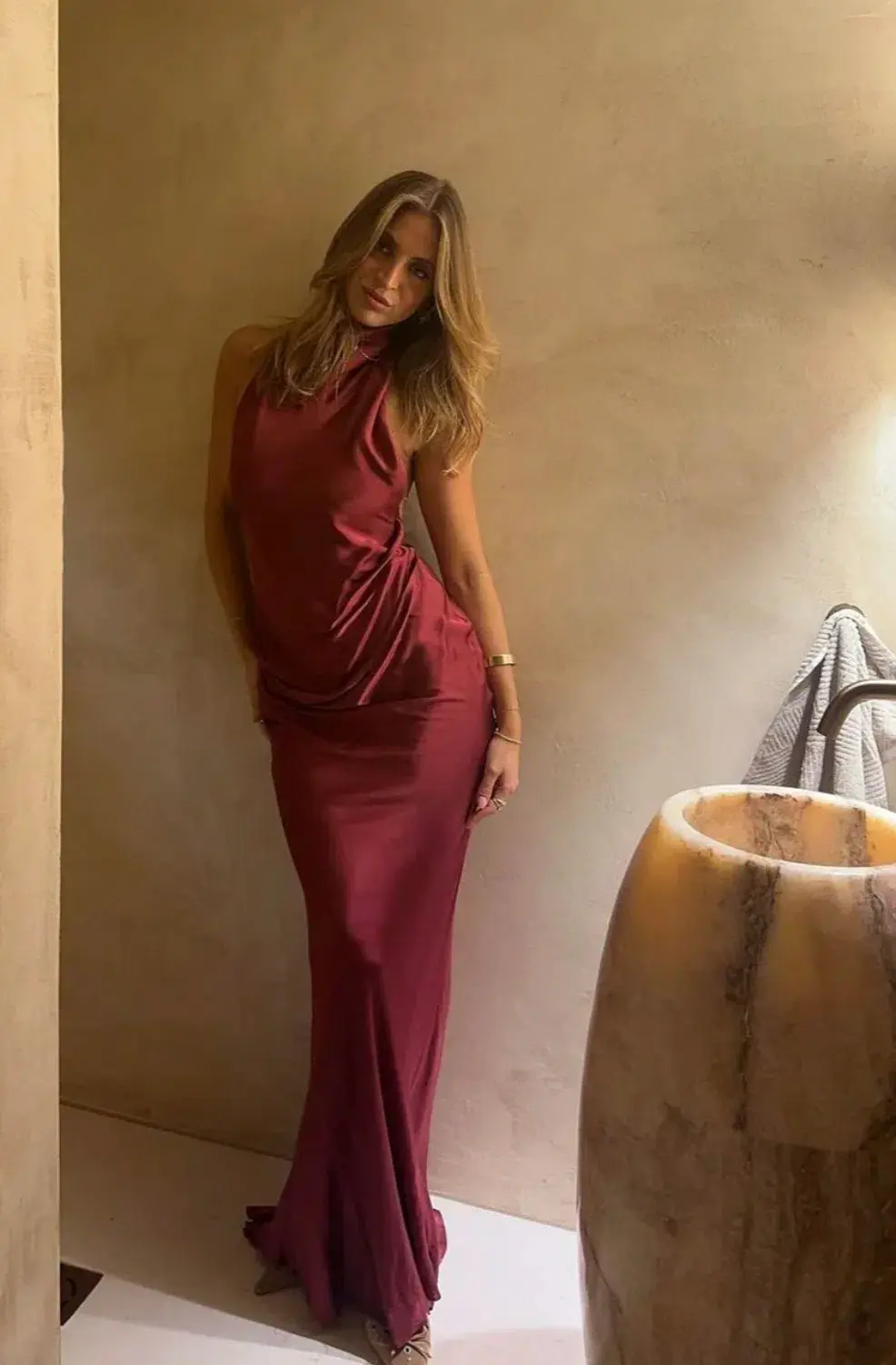 Arcina Ori Gaia Dress Plum Size M/10 - Image 1