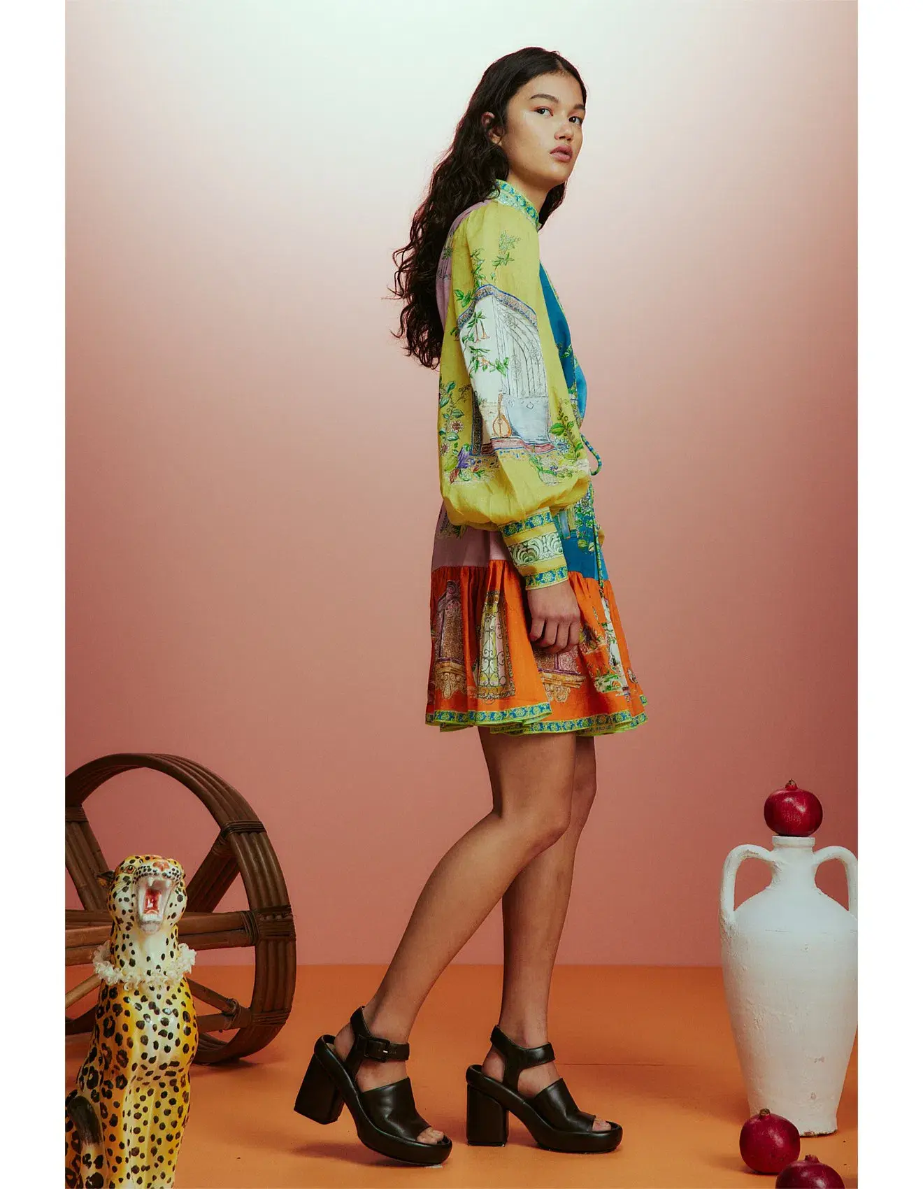 Alemais Monte Mini Dress Multi Size 10 - Image 2