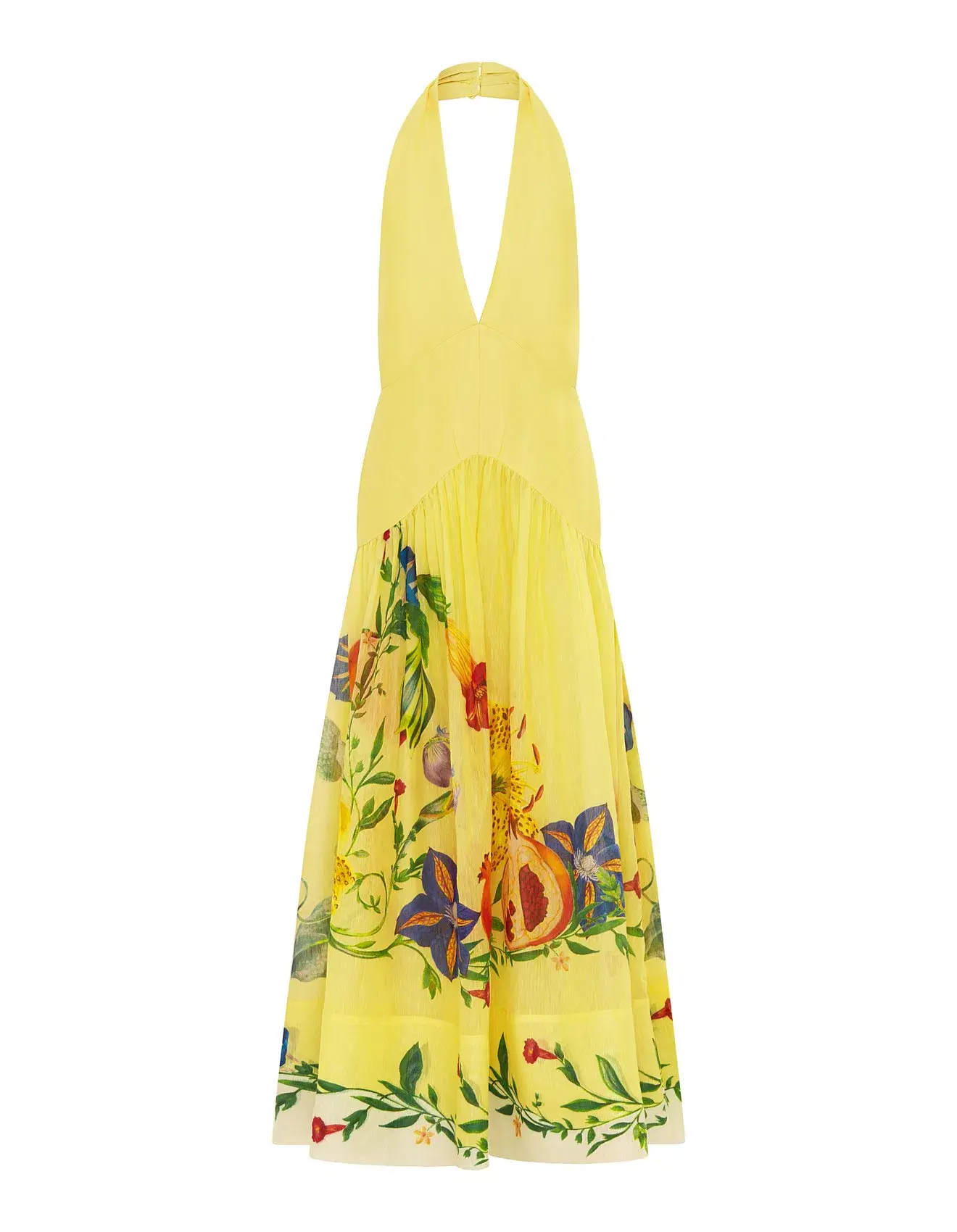 Alémais Dahlia Halter Gown Yellow Size 10 - Image 5
