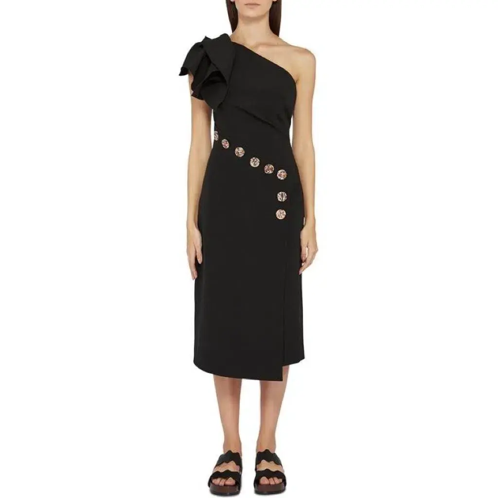 Acler Lynch Dress Black Size 8 - Image 3