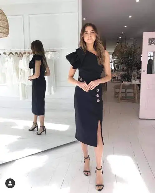 Acler Lynch Dress Black Size 8 - Image 2