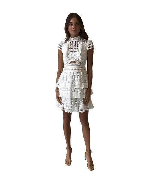Thurley Tropic of Capricorn Dress White Size 12 - Image 3