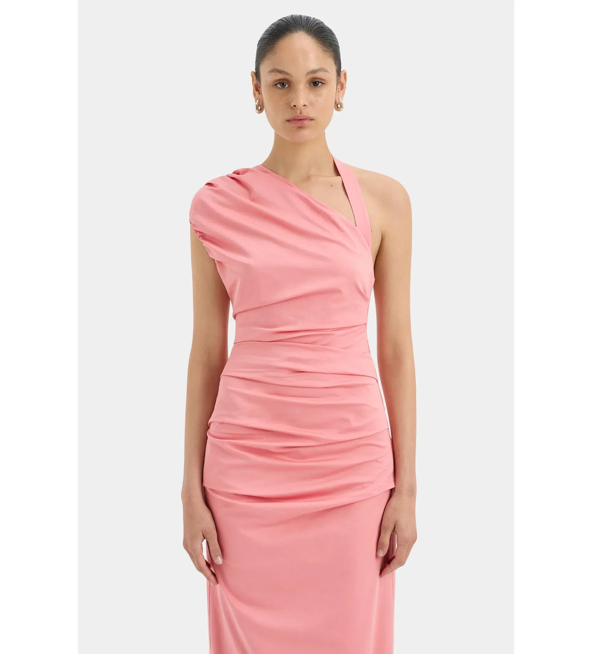 Sir the Label Giacomo Gathered Gown Pink Size 1 AU 8 - Image 4