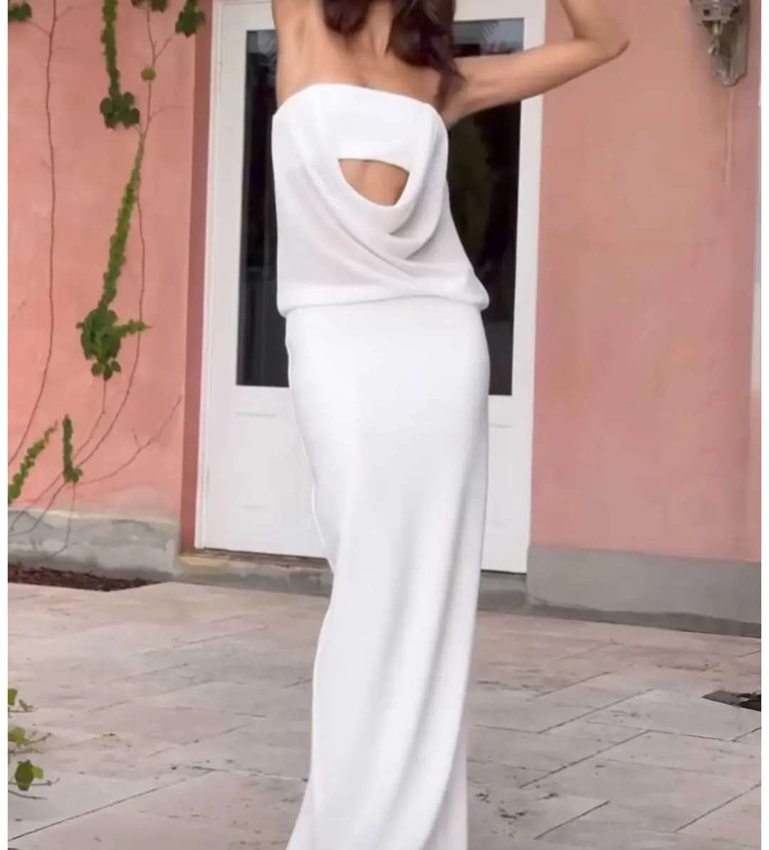 Natalie Rolt Tayte Maxi Dress White Size 1 AU 8 for rent on The Volte - main image