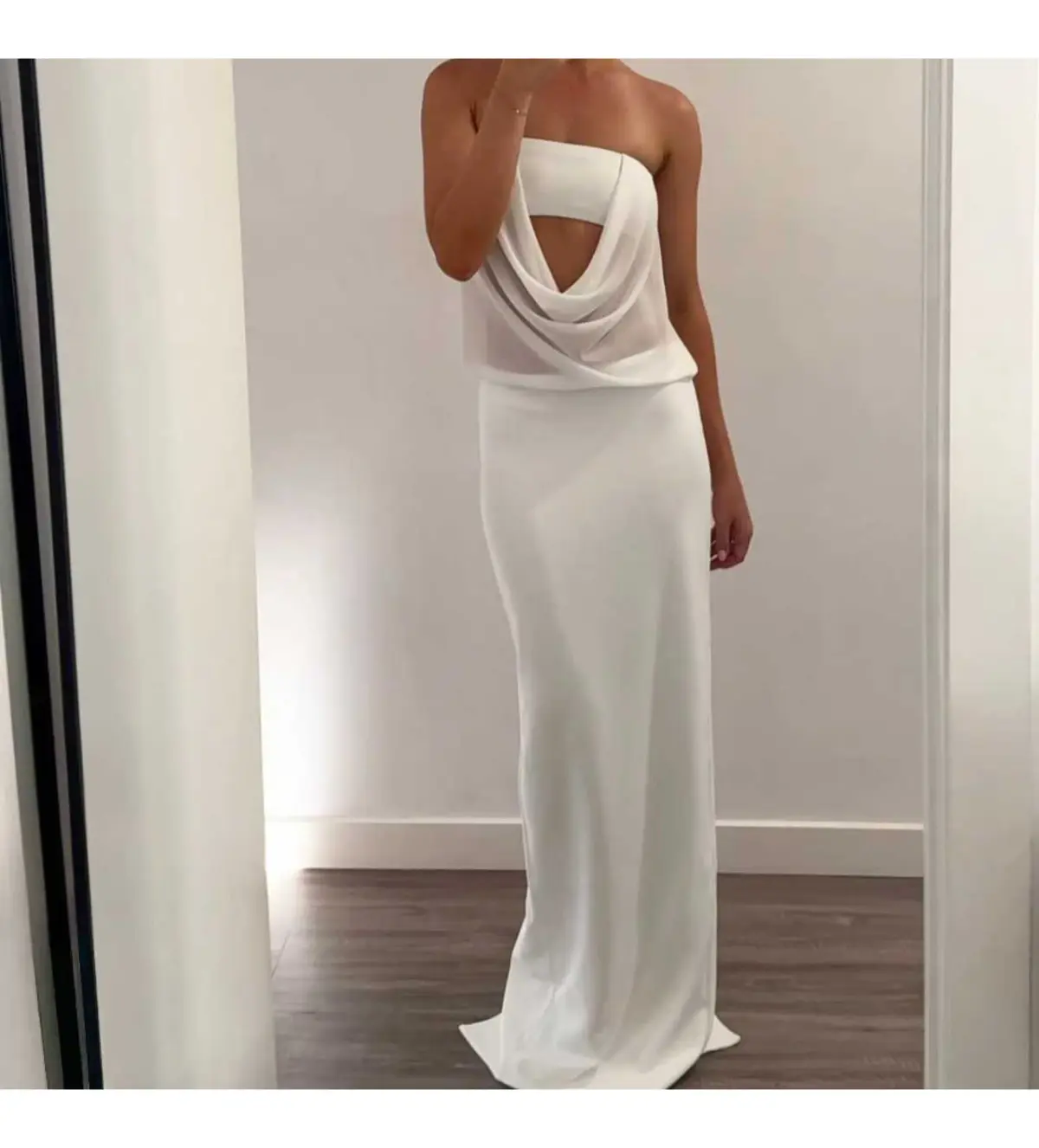 Natalie Rolt Tayte Maxi Dress White Size 1 AU 8 - Image 1