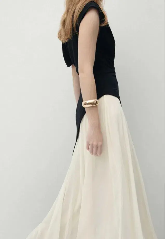 Sheike Celine Maxi Dress Black Contrast Size 8 - Image 2