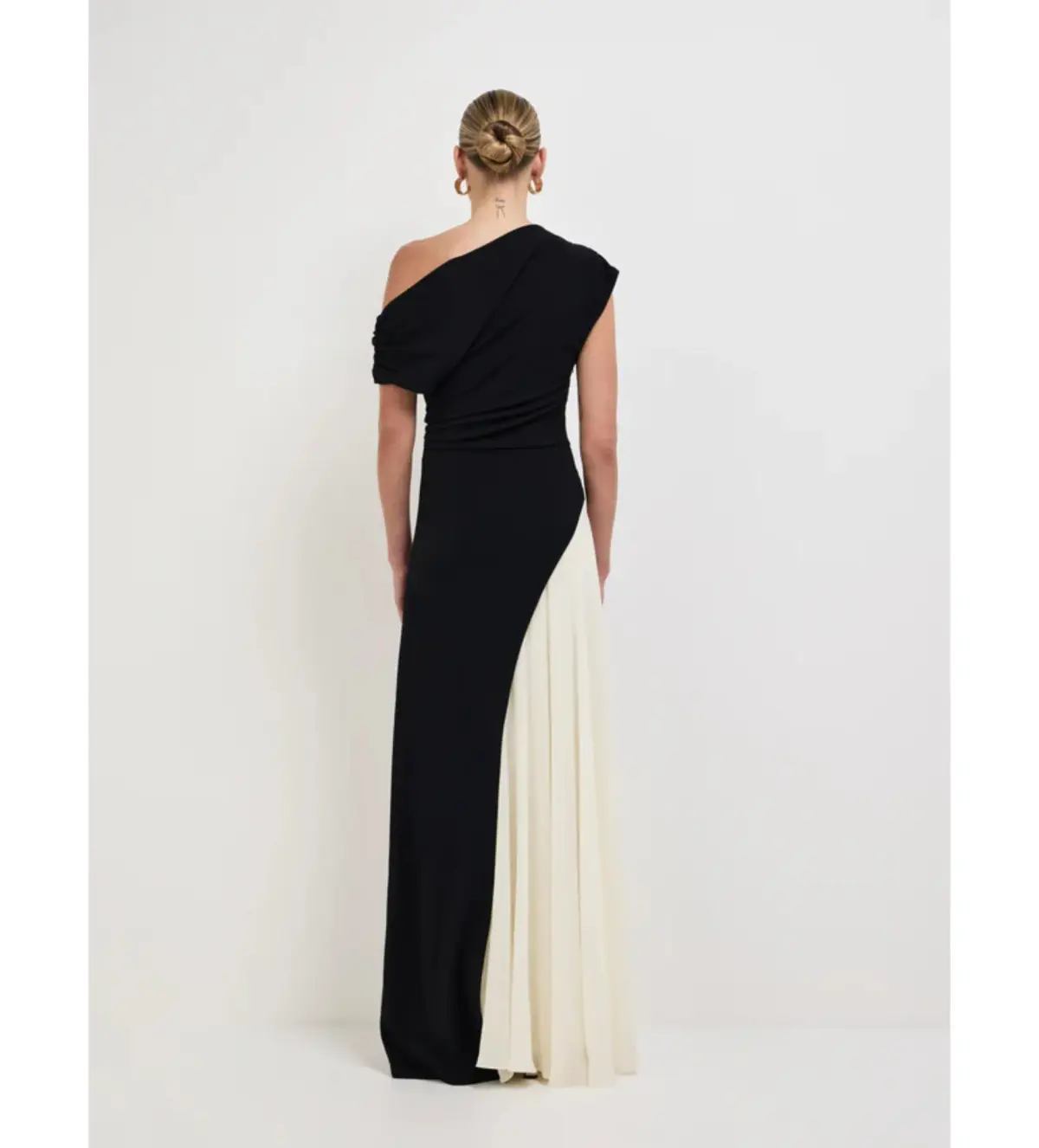 Sheike Celine Maxi Dress Black Contrast Size 14 - Image 3