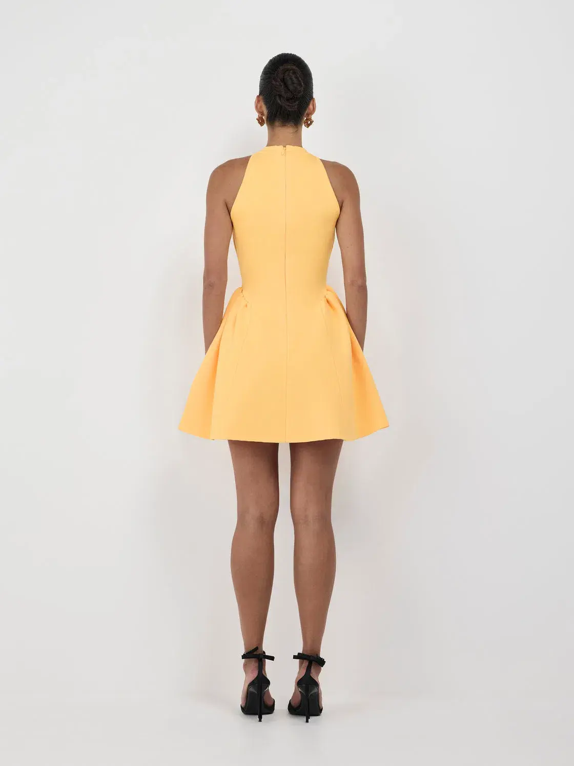 Sheike Sardinia Mini Dress Yellow Size 10 - Image 3