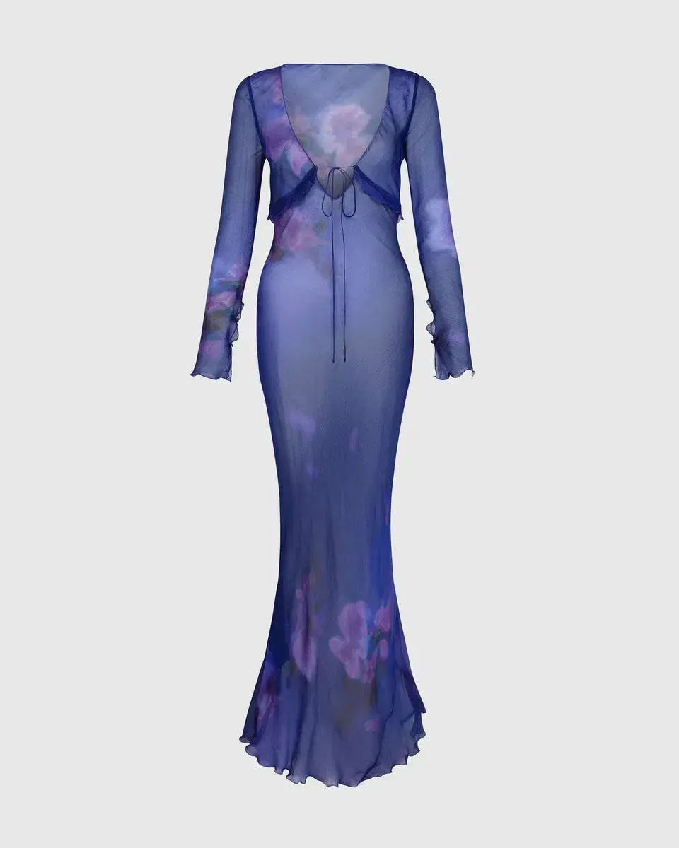 Rat & Boa Topaz Maxi Dress Print Size S / AU 8 - Image 5